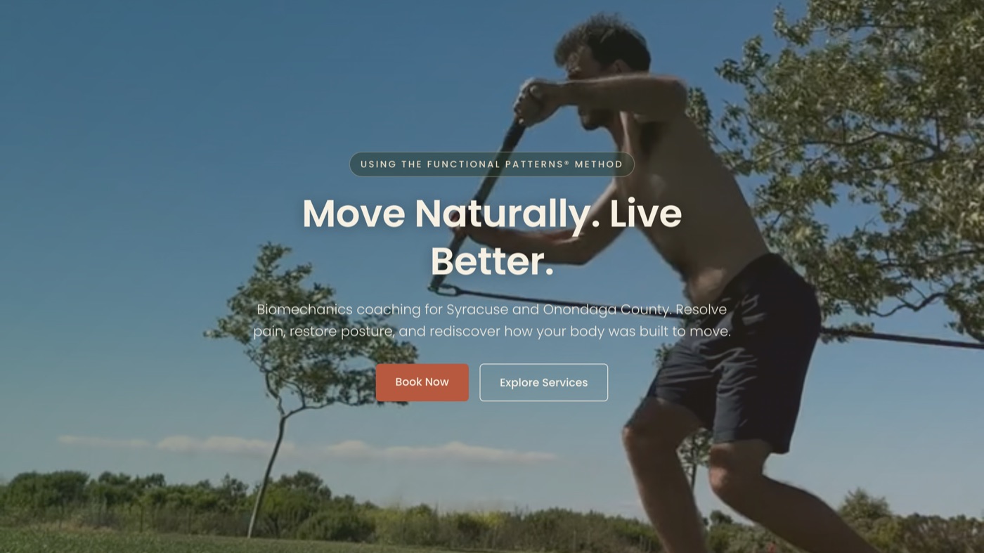 Syracuse Biomechanics website homepage